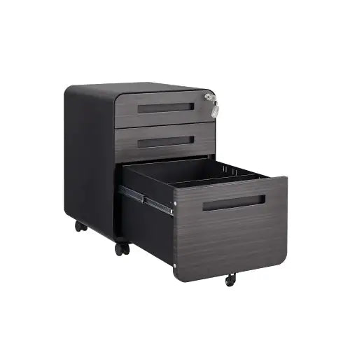 3 Drawer Mobile Filing Cabinet, Simple Style Multi-functional Locker