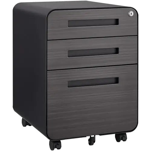 3 Drawer Mobile Filing Cabinet, Simple Style Multi-functional Locker