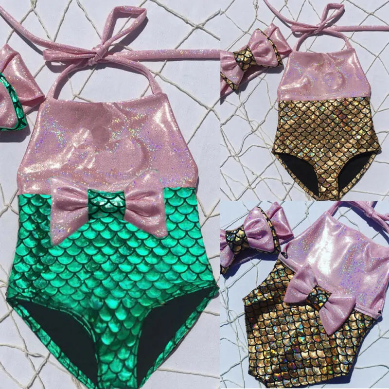 2 Pieces Set Baby Girls Swimwear