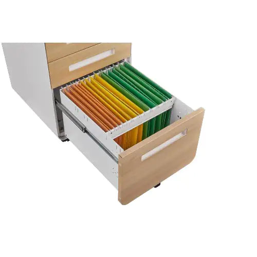 3 Drawer Mobile Filing Cabinet, Simple Style Multi-functional Locker