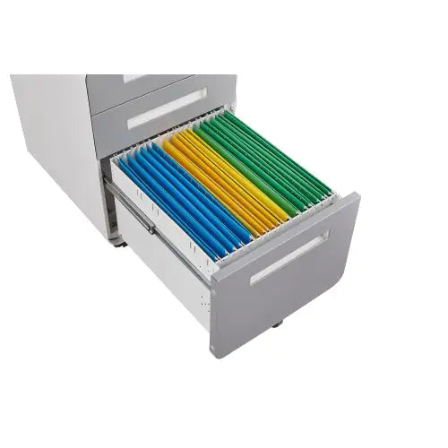 3 Drawer Mobile Filing Cabinet, Simple Style Multifunctional Locker