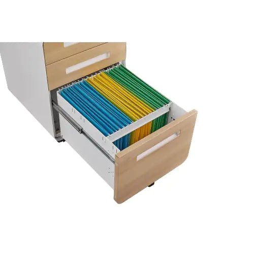 3 Drawer Mobile Filing Cabinet, Simple Style Multi-functional Locker